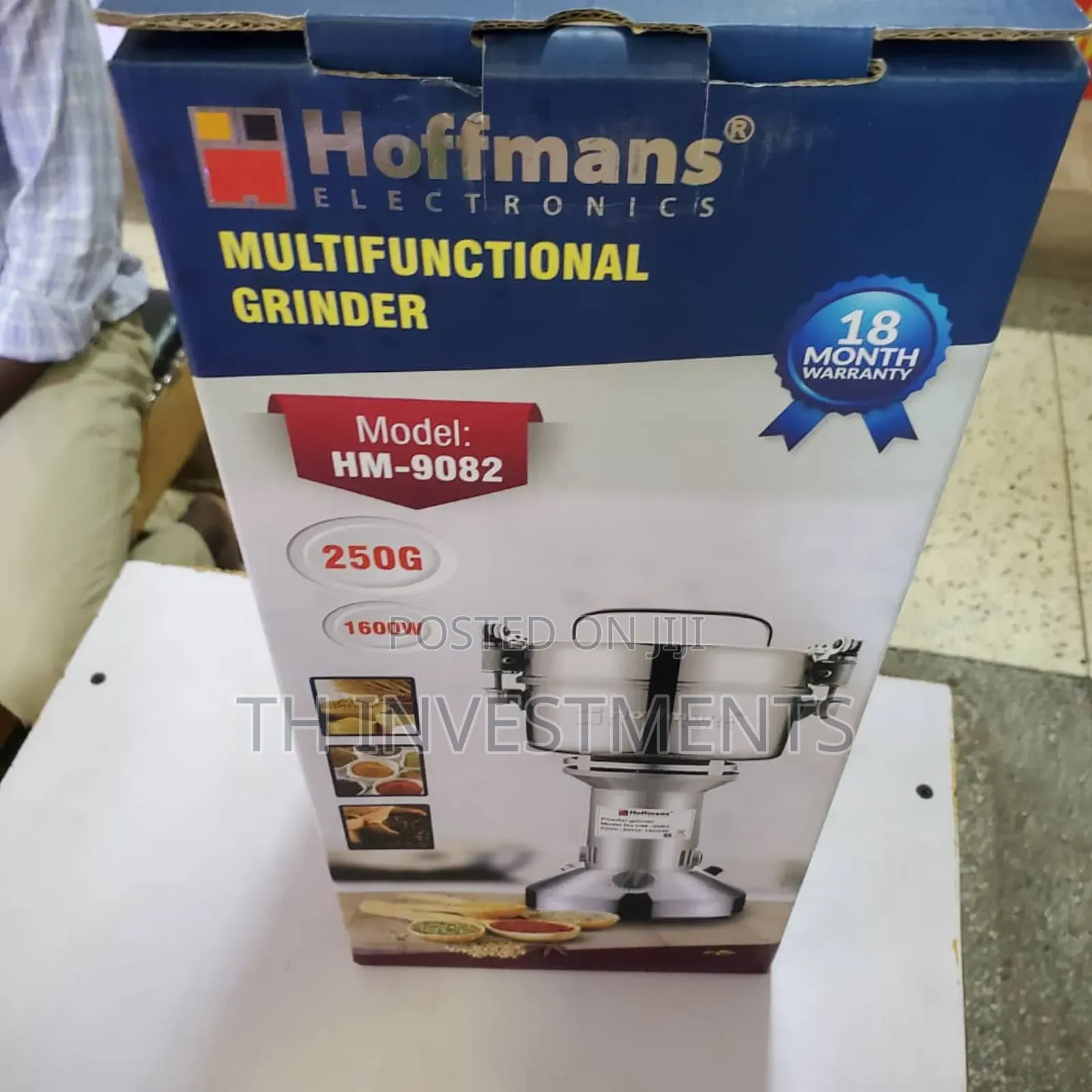 Electric Grain Mill Grinder 250g Stainless Steel Commercial