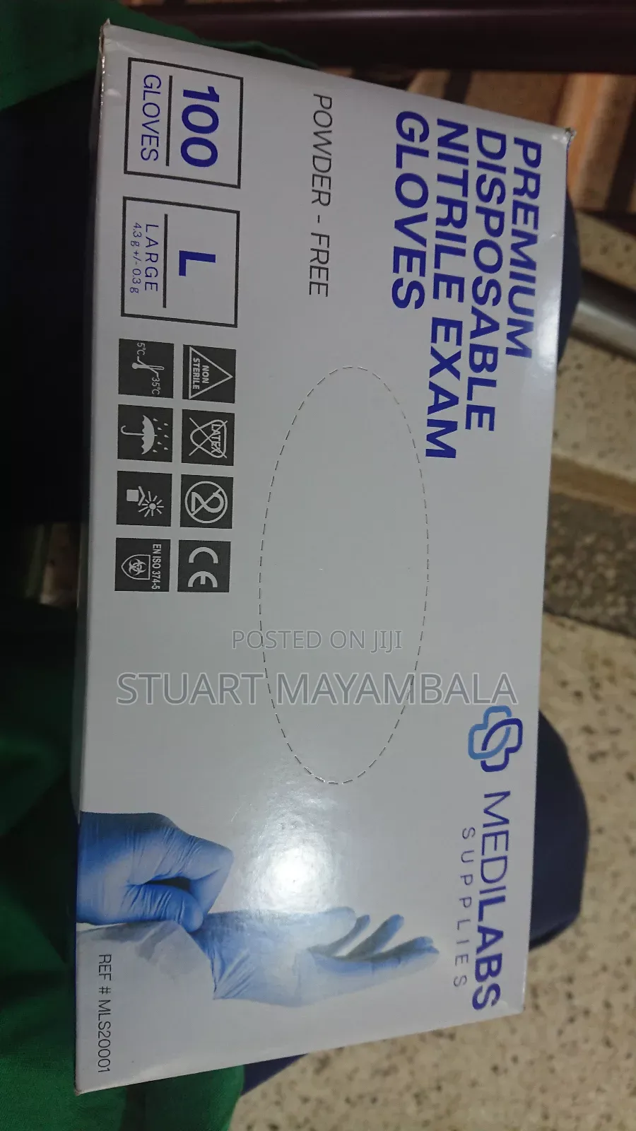 Disposable Nitrile Exam Glaves