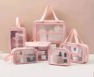 6pc Unisex Wash Bags/ Toilet Bags