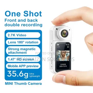 FHD Wearable 180° Wifi Rotate Thumb Size Action Camera