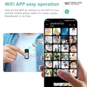 FHD Wearable 180° Wifi Rotate Thumb Size Action Camera