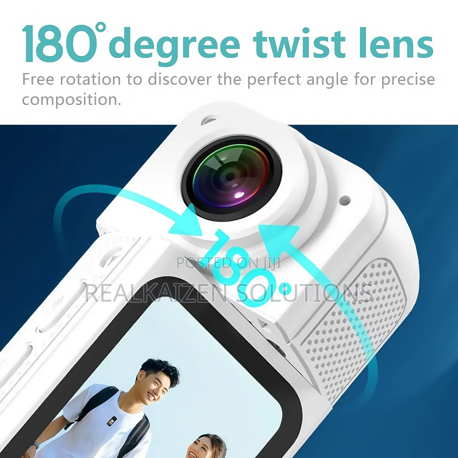 FHD Wearable 180° Wifi Rotate Thumb Size Action Camera