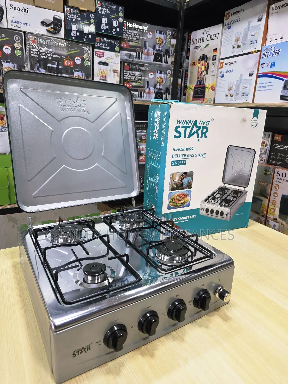 Deluxe Winning Star Gas Stove With Self Ignition