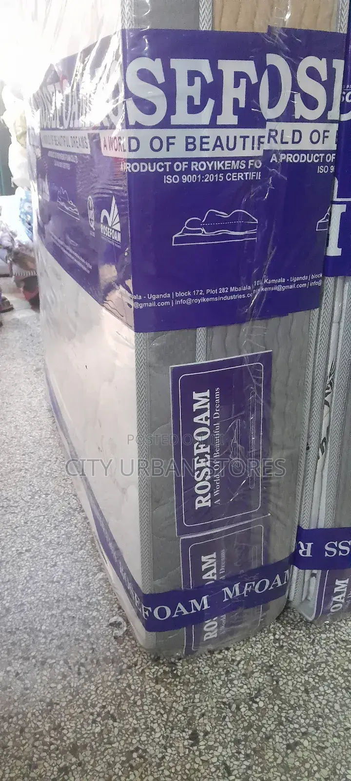 Rosefoam 12 Inches Double Layer Spring Mattress