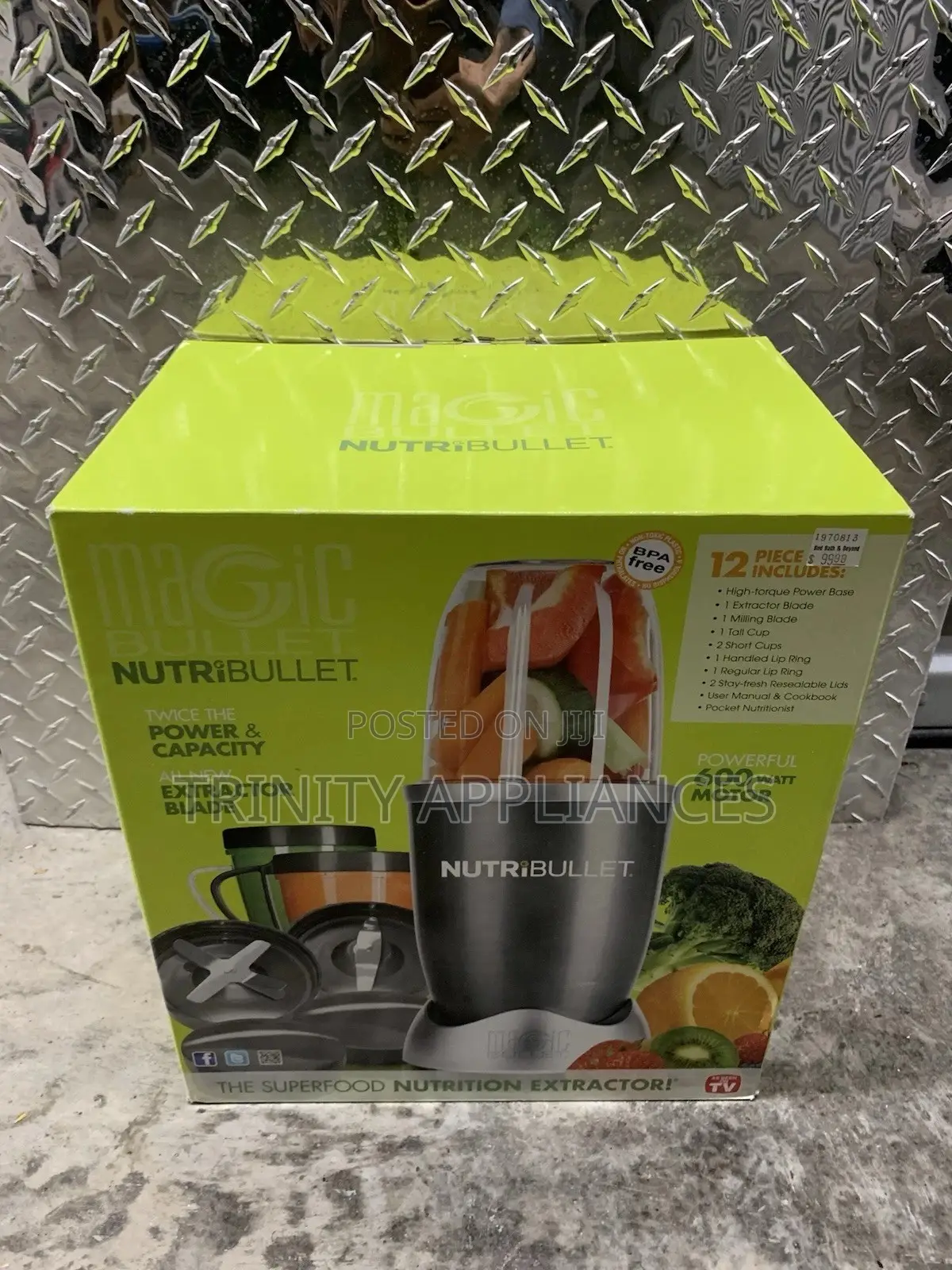 Nutribullet 12- Piece Nutrition Extractor Blender Juicer,