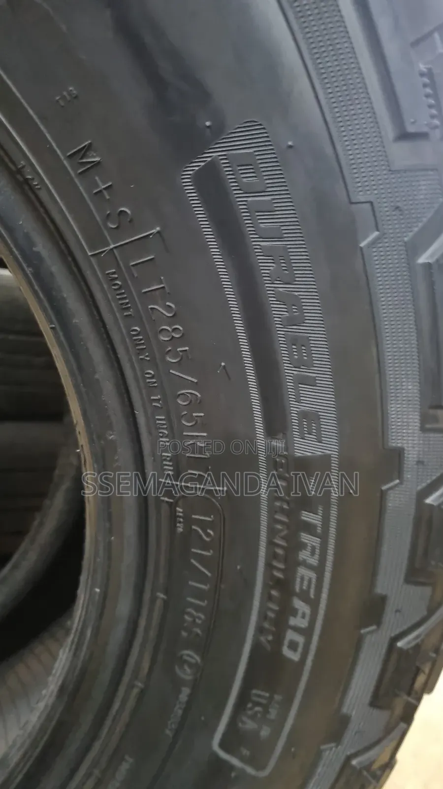 285/65r17 Cooper Foreign Used Tyres