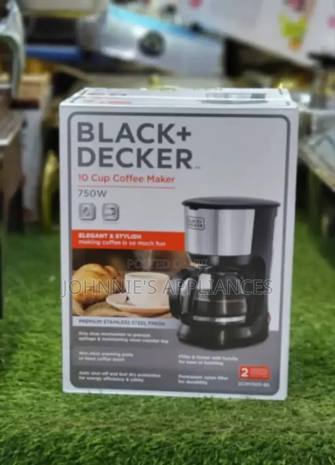 Black $ Decker Electric 10 Cups Coffee Maker Machine