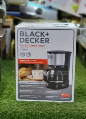 Black $ Decker Electric 10 Cups Coffee Maker Machine