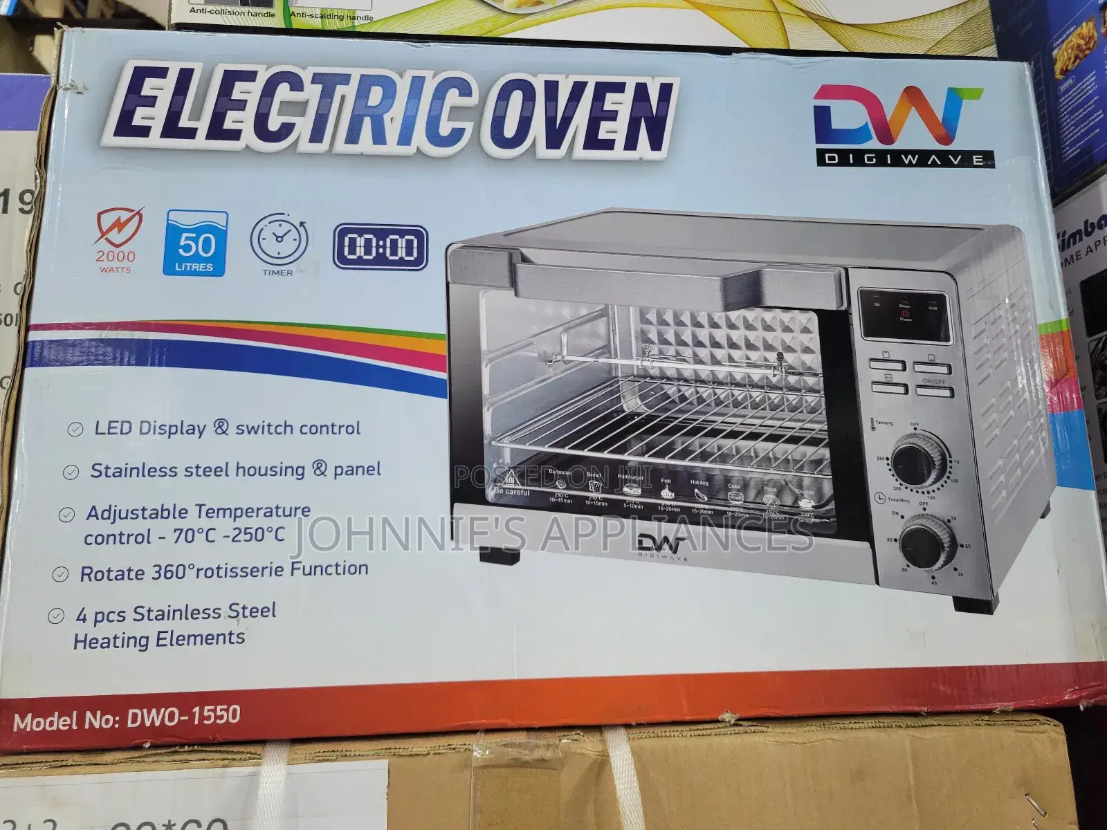 Dw Digi Wave Electric Oven 50l