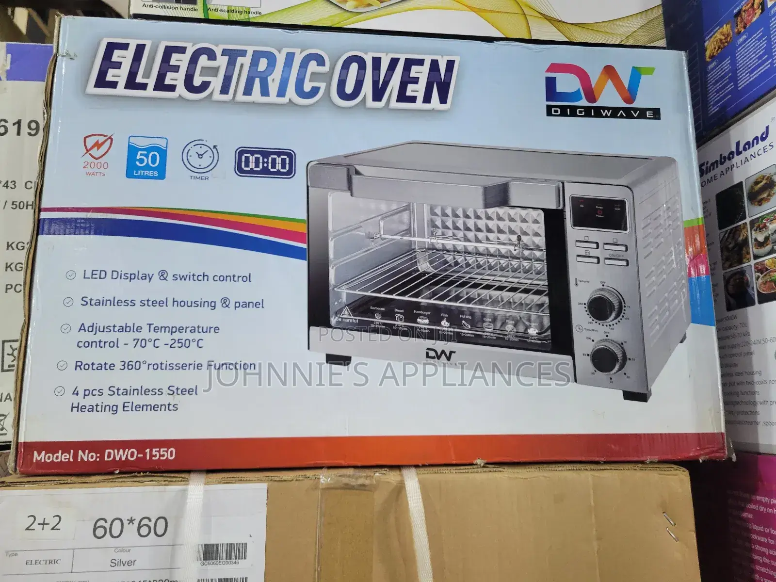 Dw Digi Wave Electric Oven 50l