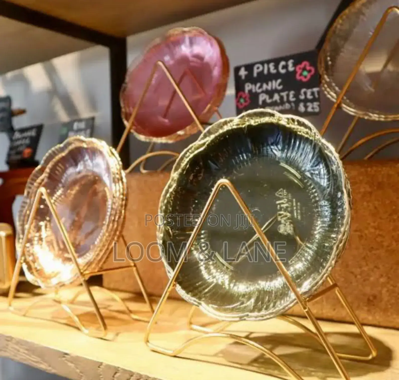 Home Light Luxury Plate Holder