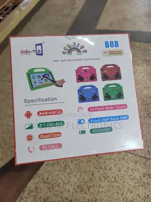 Bebe Tab B88 Unbreakable Kids Tab 256 Gb Rom Gb Ram Dual Sim