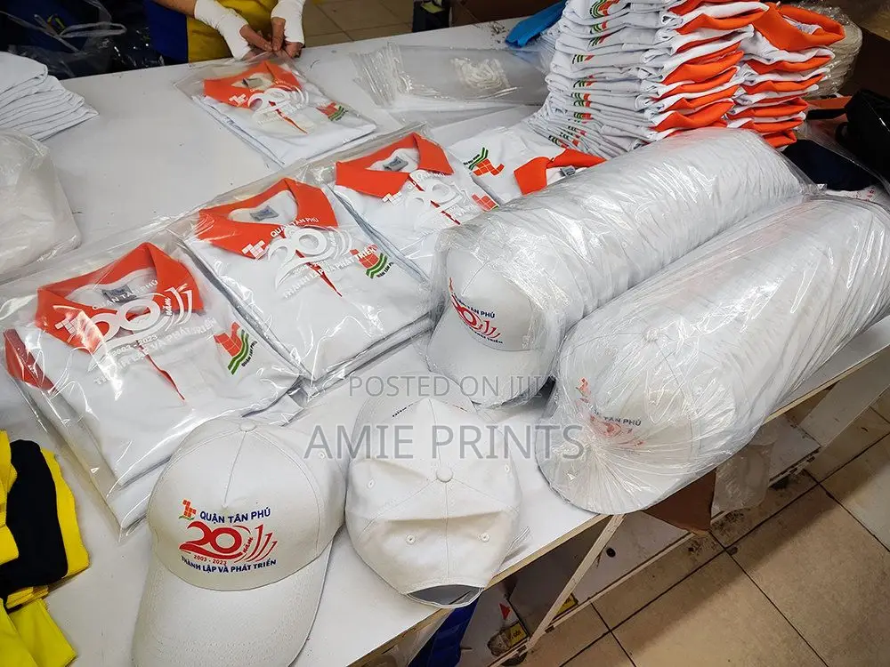Embroidery Branding on Uniforms, Towels, Caps