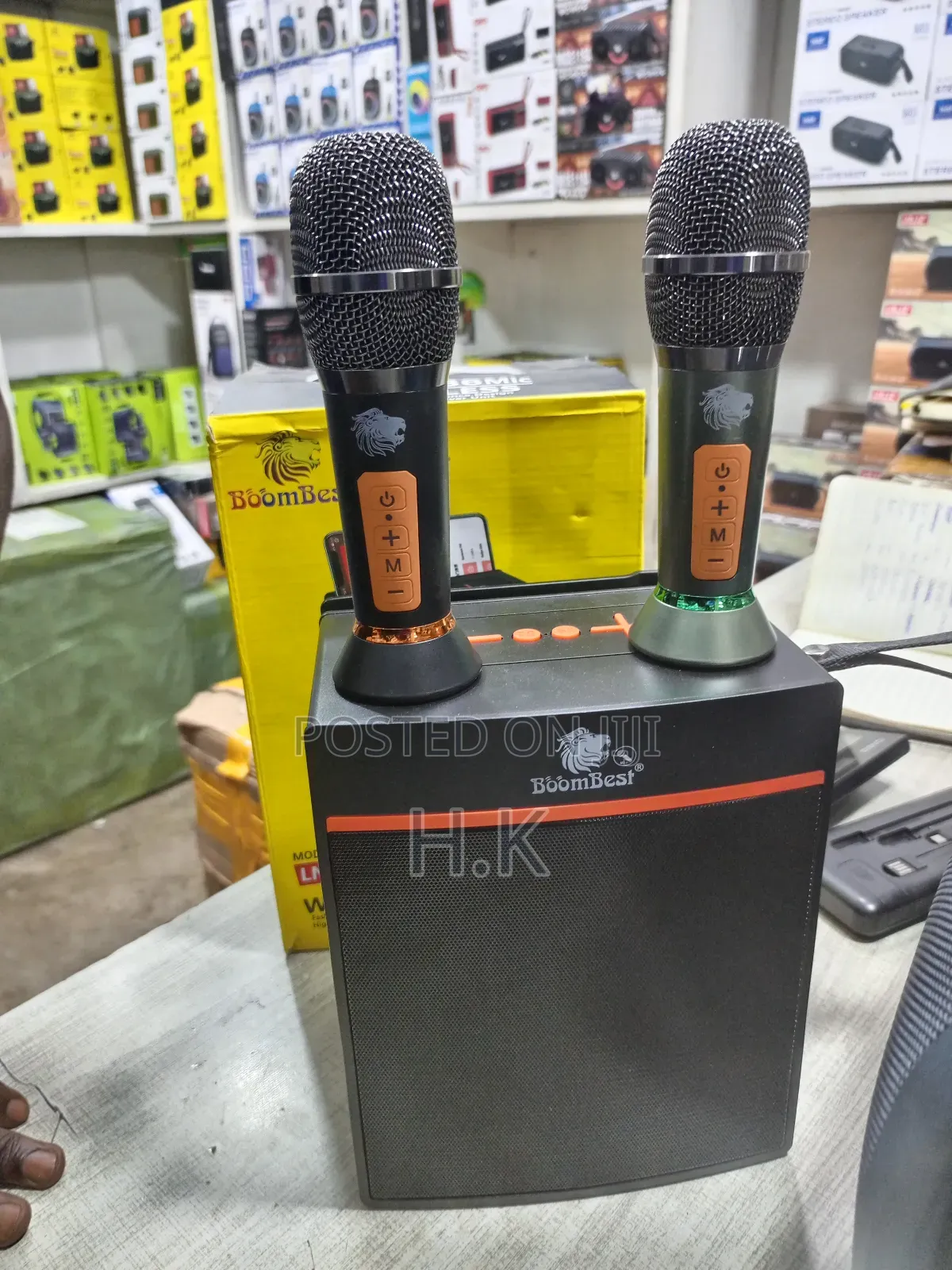 Boombest Bluetooth Speaker With Two Microphones.