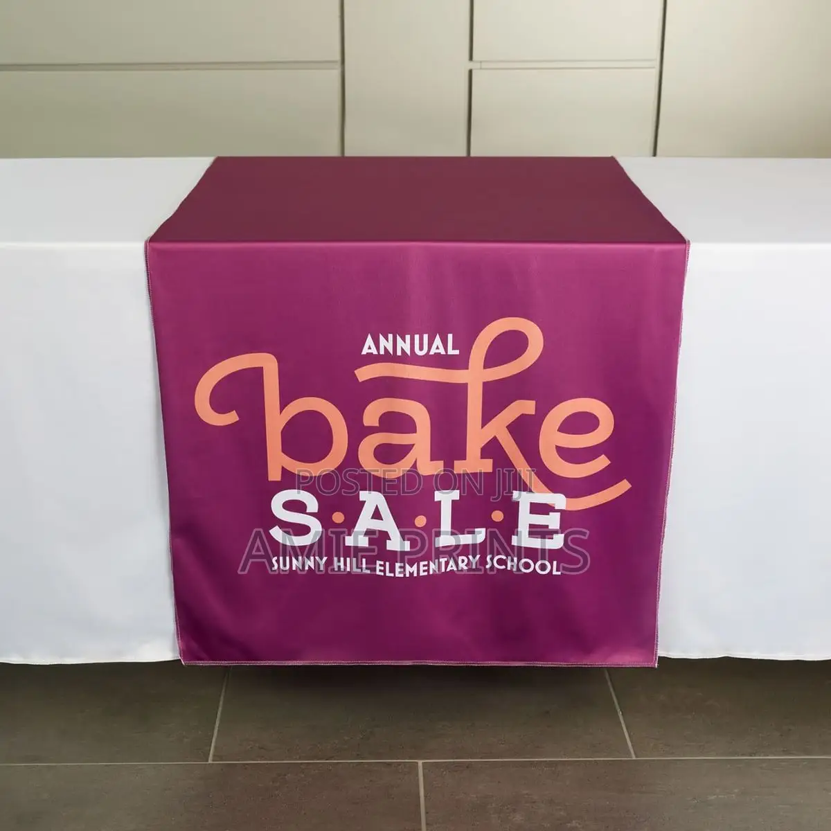Branded Table Cloths and Runners