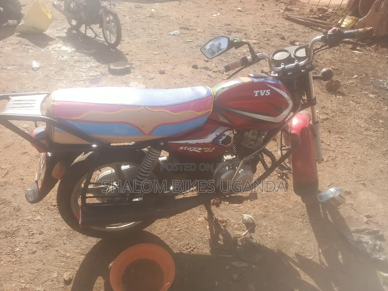 TVS HLX 125 2023 Red