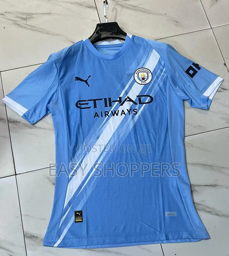 Manchester City 2025-2026 Home Jersey Players Version