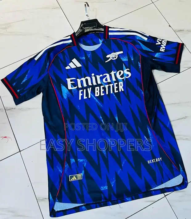 Arsenal 2025/2026 Away Jersey Players Version in Central Division