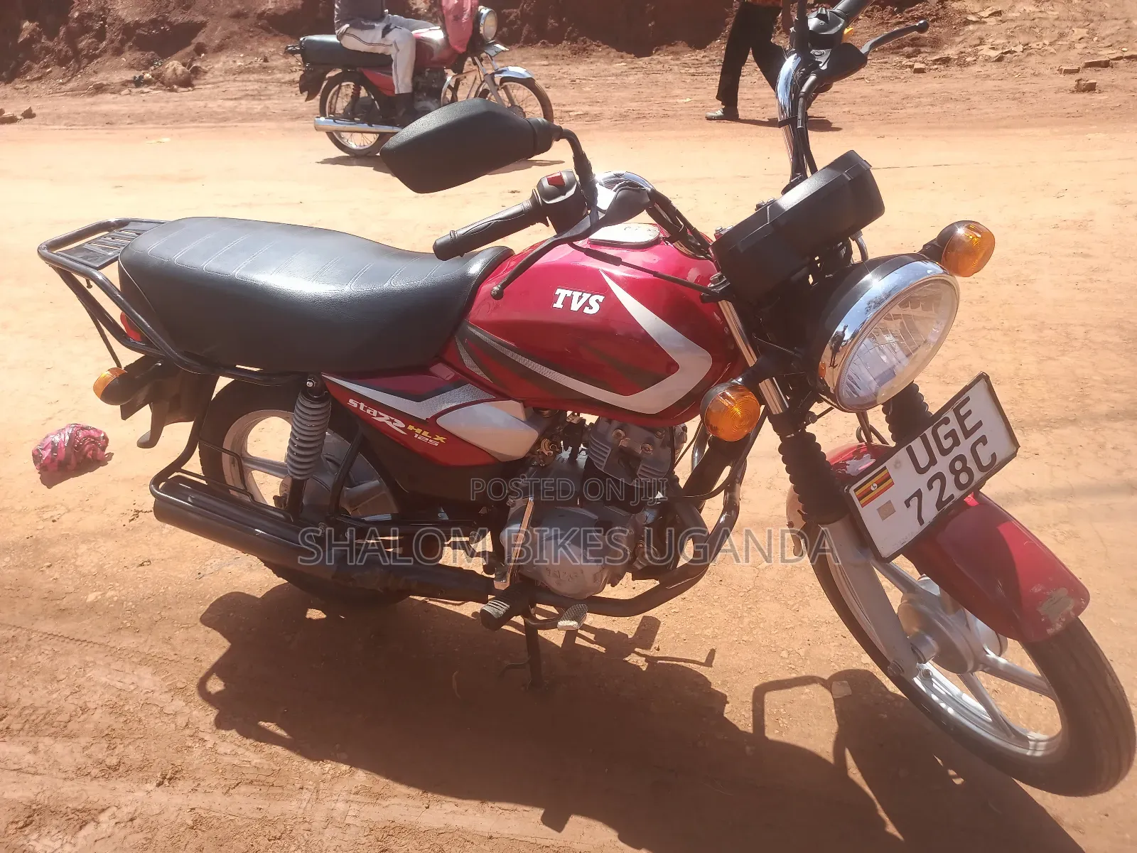 TVS HLX 125 2025 Red