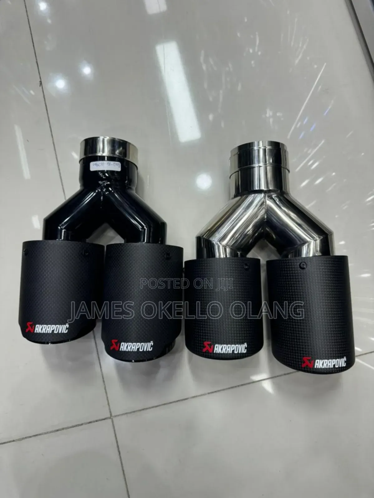 Carbon Fibre Double Exhaust Ends