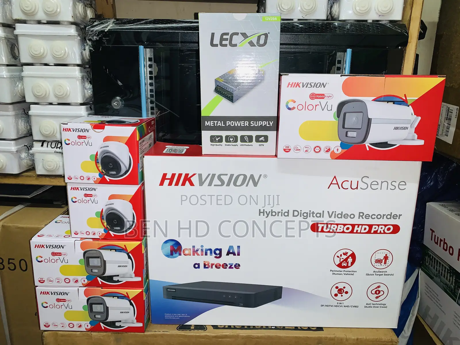 8 Channel Kit Hybrid DVR Hikvision CCTV Camera