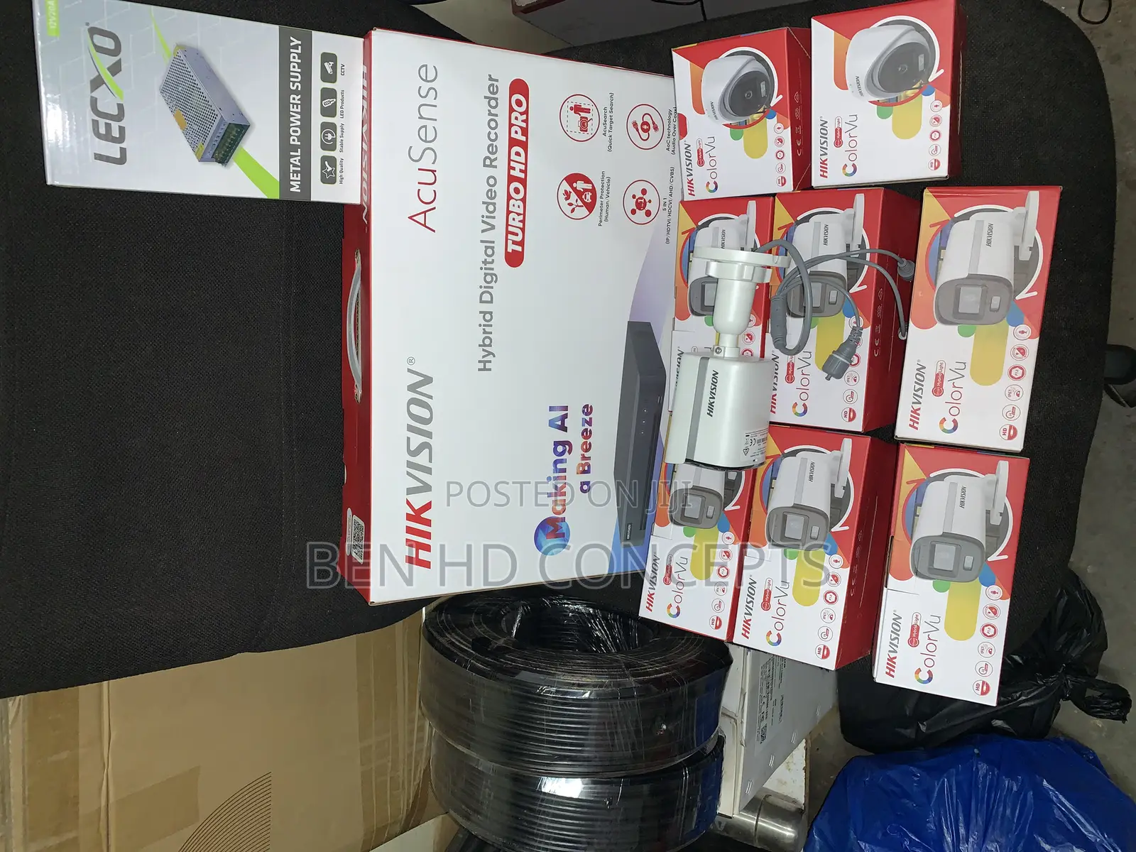 8 Channel Kit Hybrid DVR Hikvision CCTV Camera