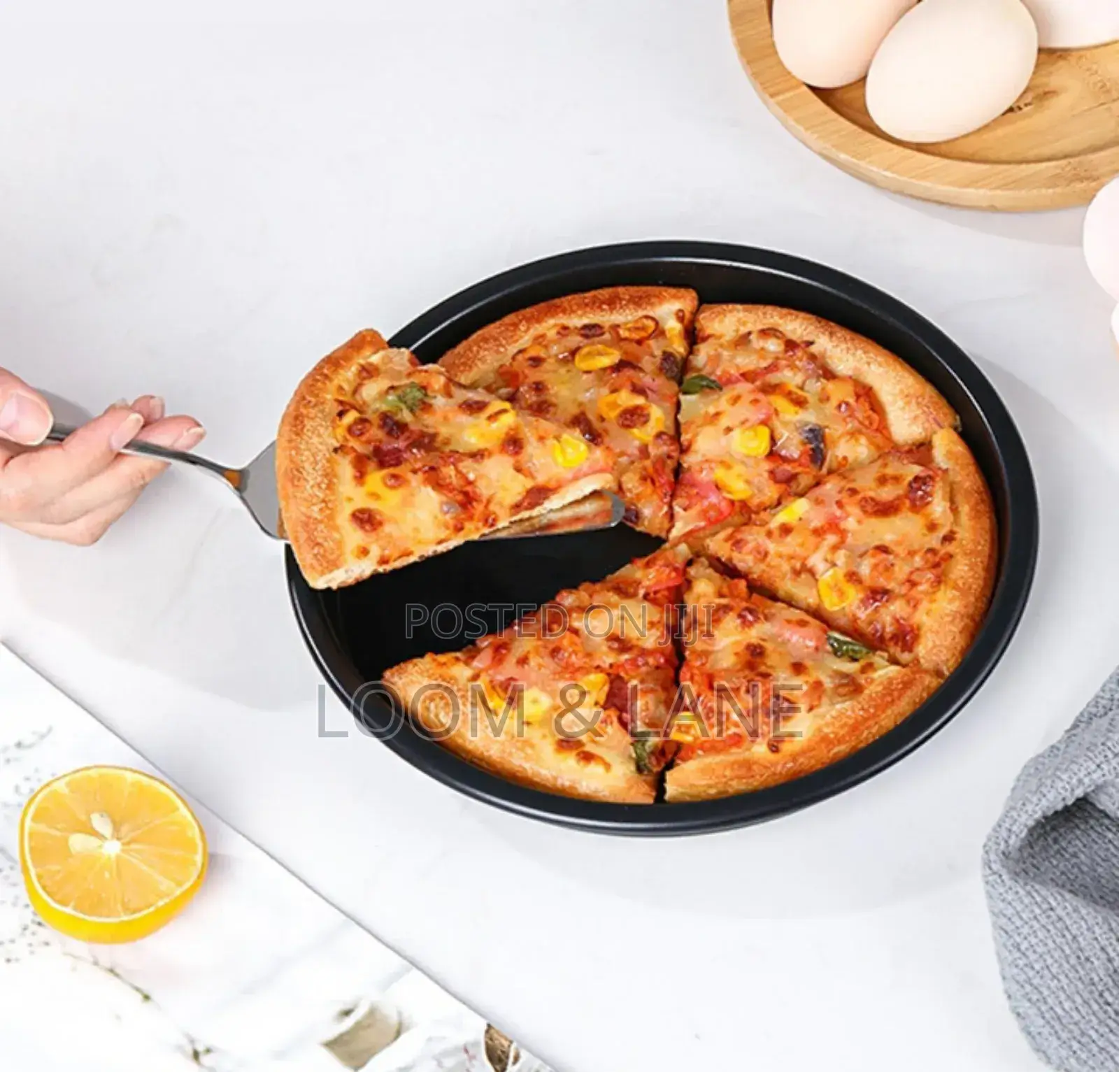 Aluminum Alloy Pizza Pan Food Tray