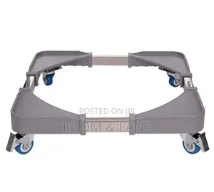 Multifunctional Adjustable Trolley for Washing Machine