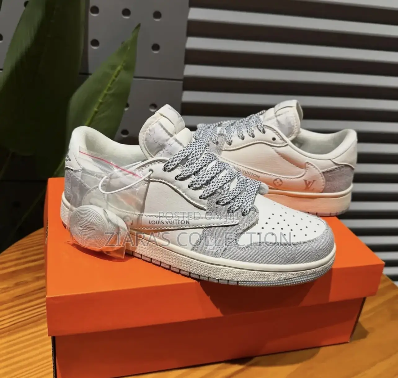 Louis Vuitton X Travis Scott X Air Jordan 1 Low Sneakers