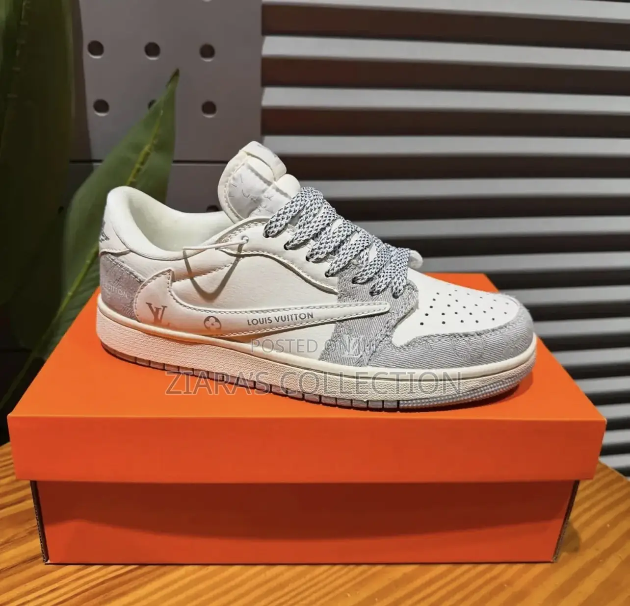 Louis Vuitton X Travis Scott X Air Jordan 1 Low Sneakers
