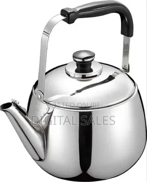 Non Electric Stainless Steel Whistling Kettle-Silver