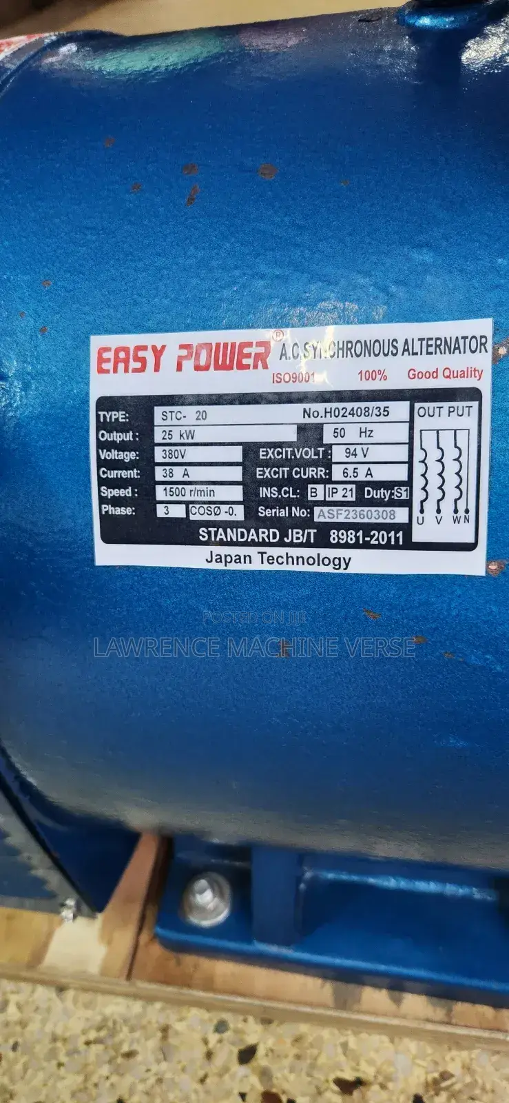 Alternator 25kw,Generator 25kw