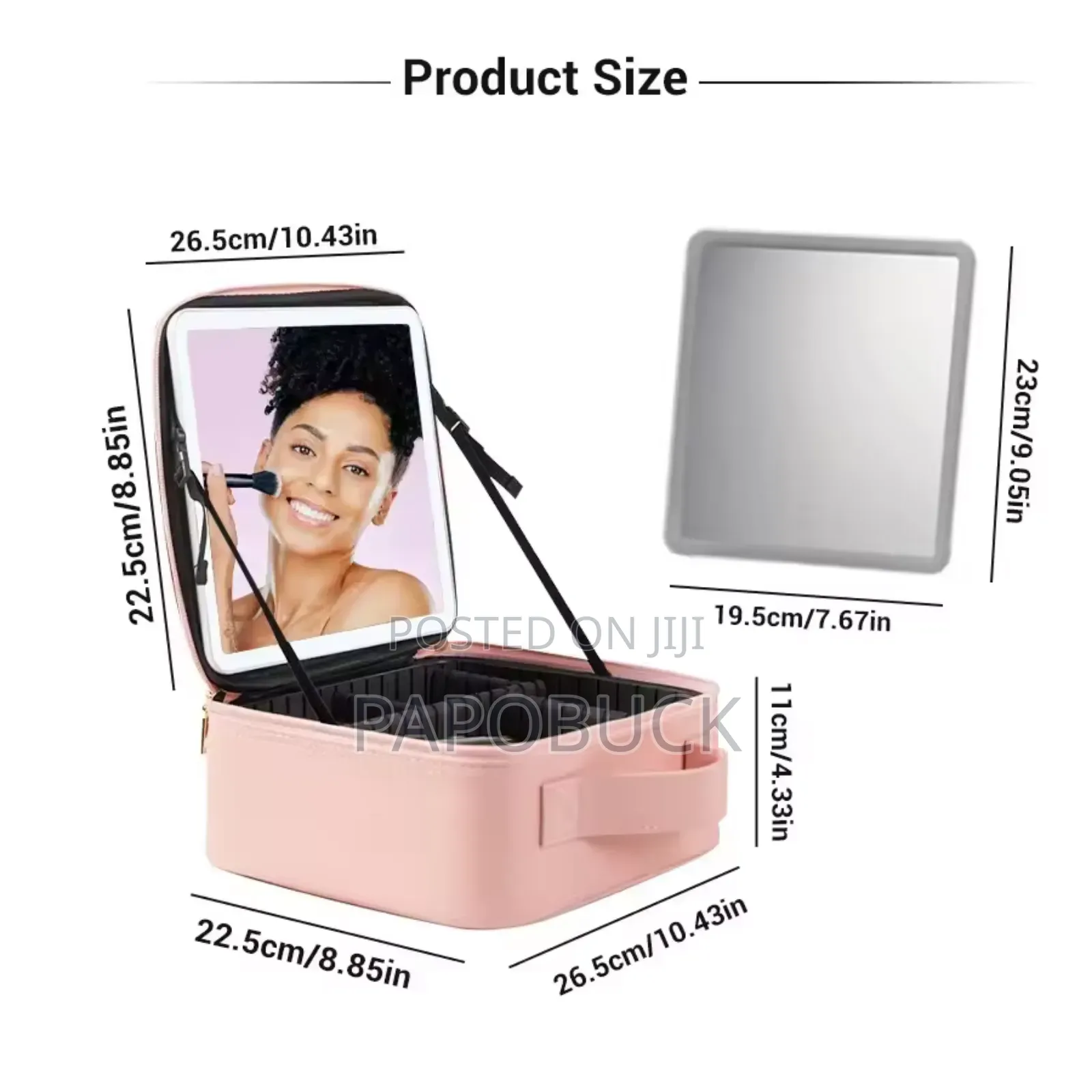 Led Makeup Mirror Handheld Makeup Box