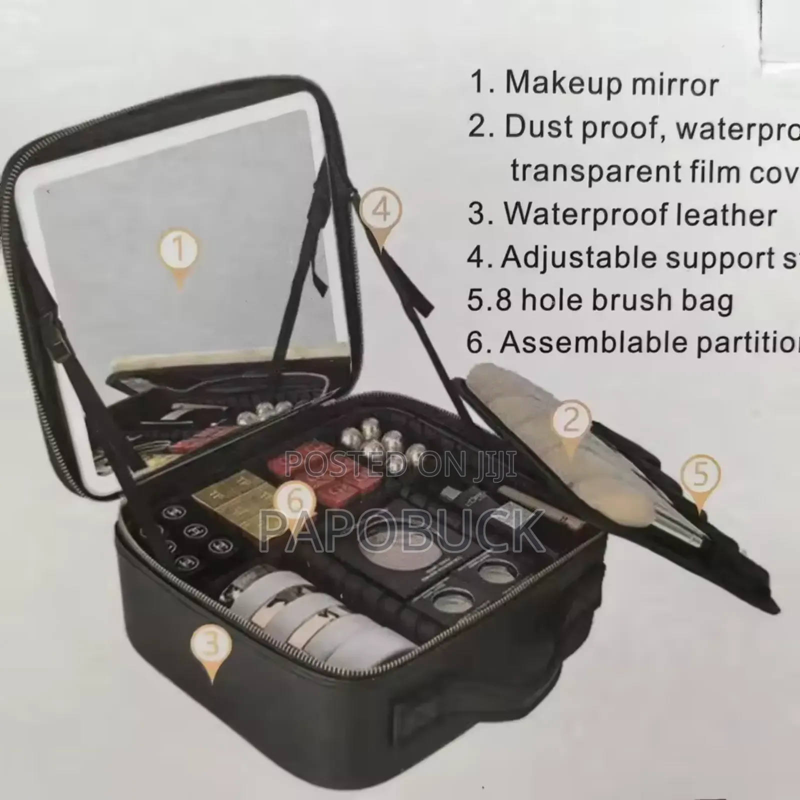Led Makeup Mirror Handheld Makeup Box