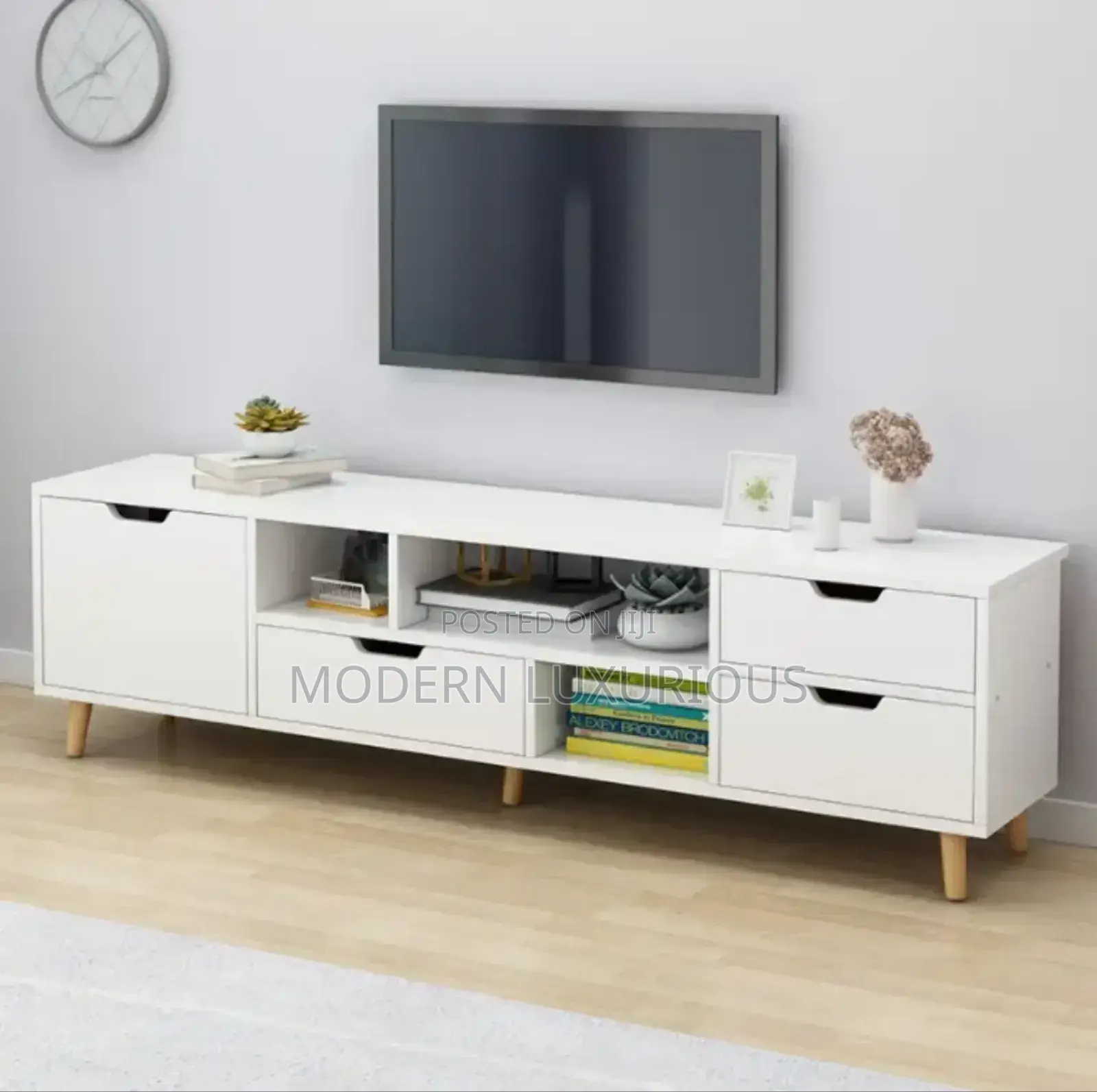 Looking/ for a White Colored /Tv Stand/  Whatspp Number /
