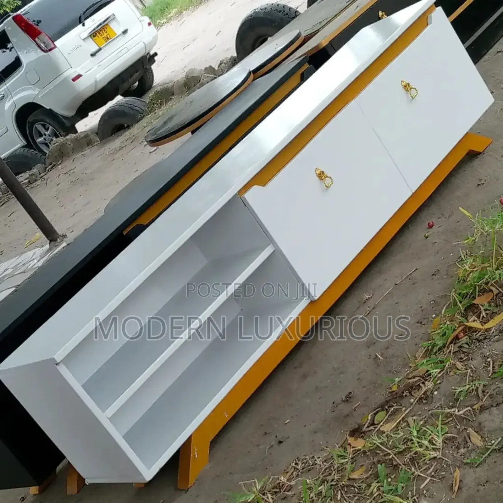 The /White Tv Stand: A/ Modern Furniture/ Good Tv Stand/
