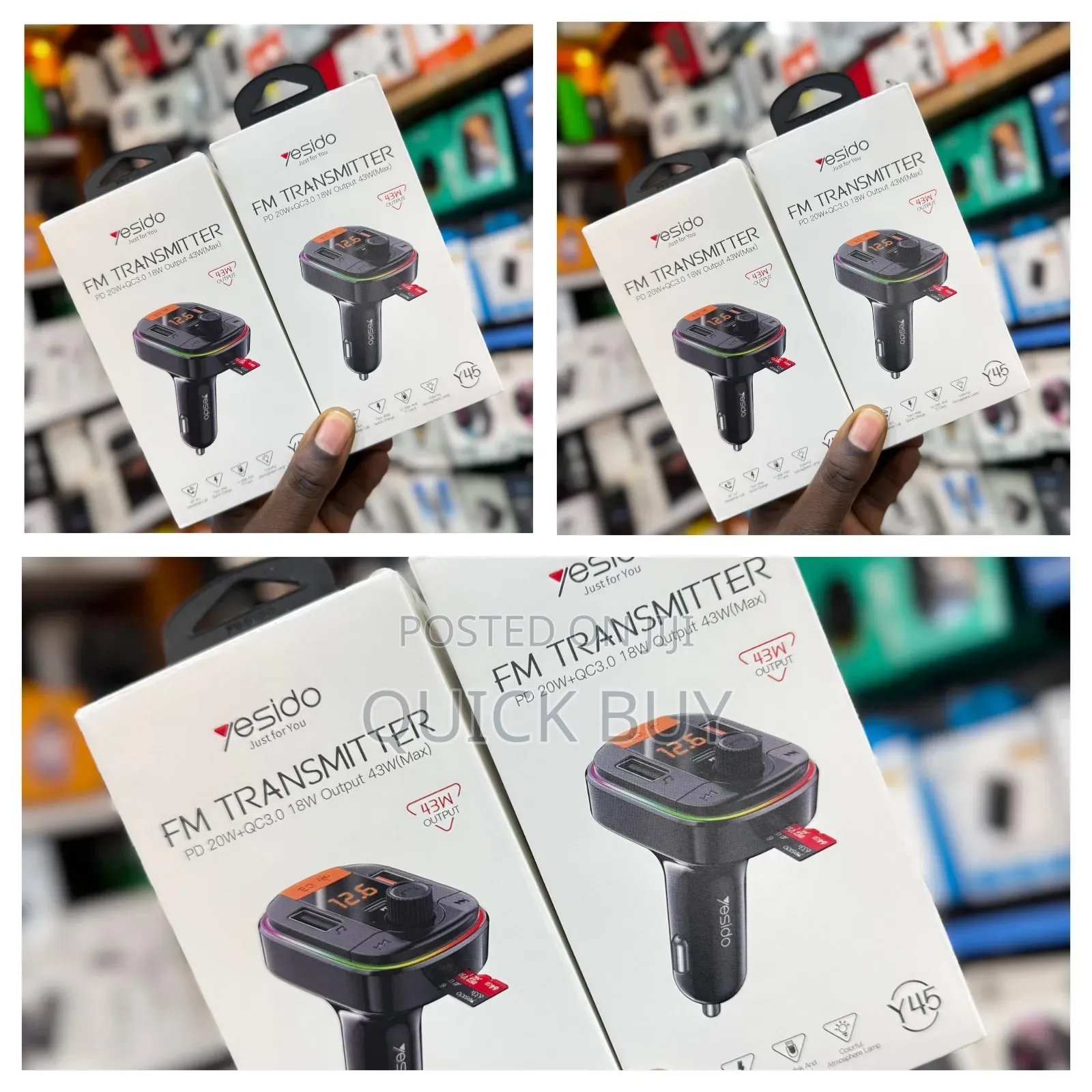 New Yesido Car Fm Transmitter