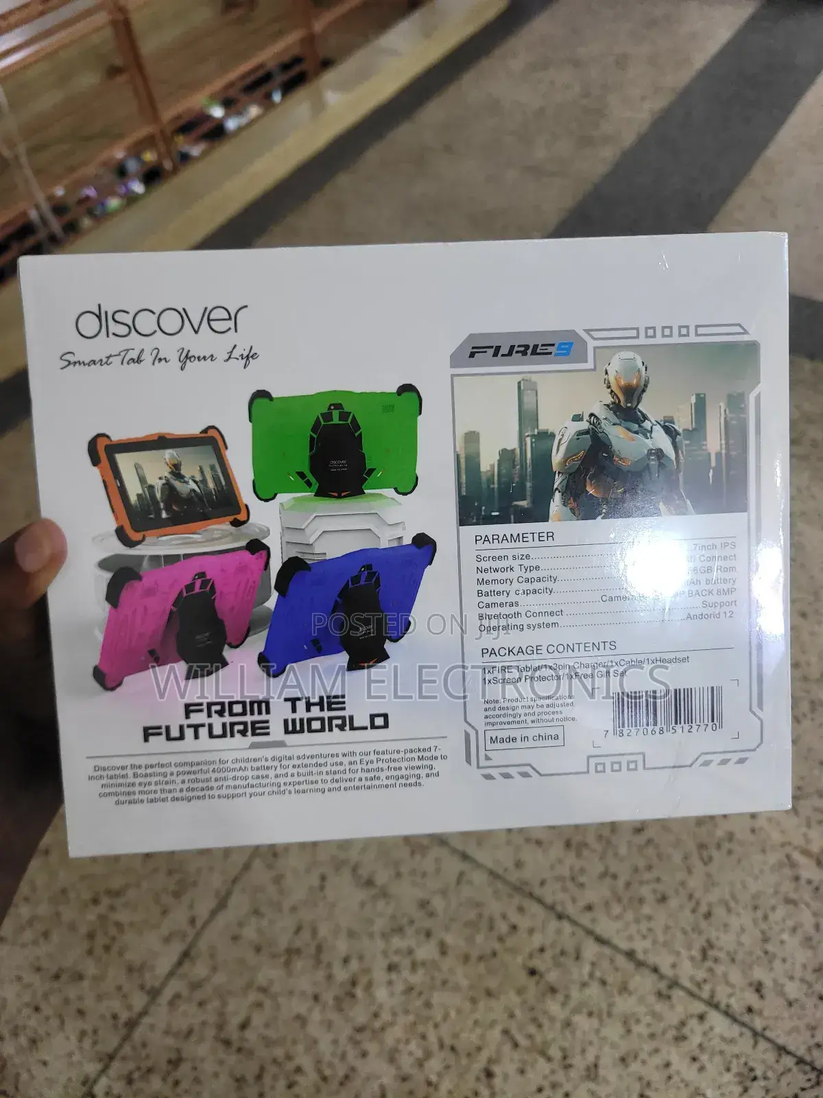 New Discover Fire9 256 GB Blue