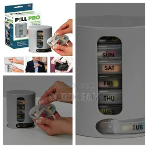 7 Sectioned Pro Pill Organizer Box