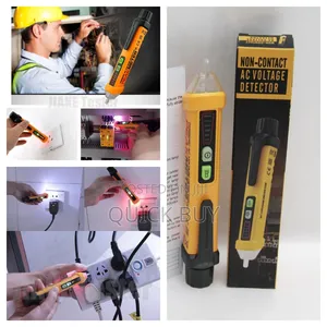 Voltage Detector Pen 12 To1000v Ac With Led Flashlight