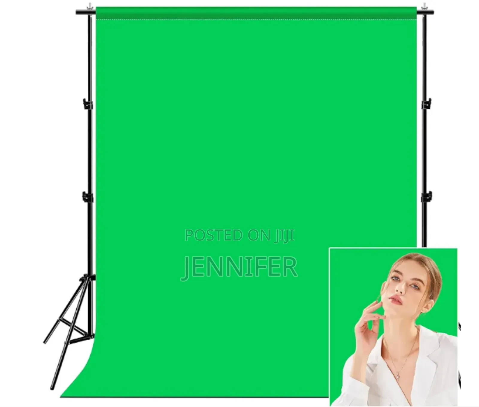 3 by 3m 10 by 10ft Professional Washable Green Screen