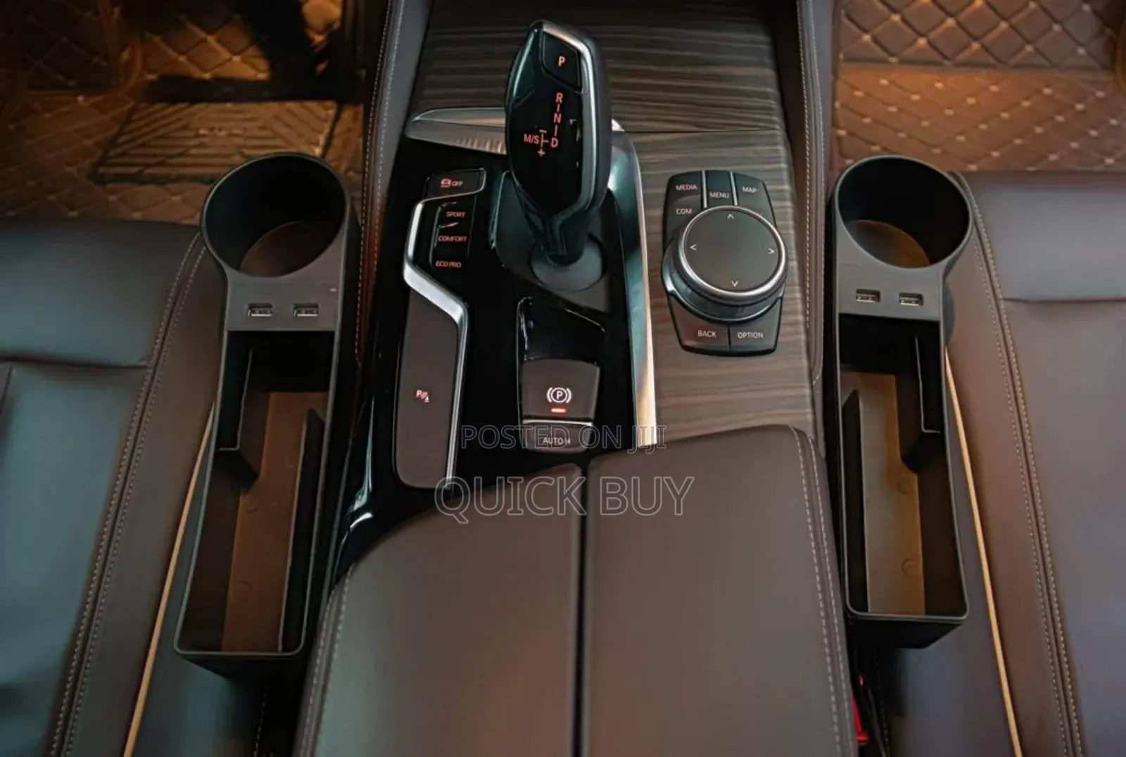 Car Gap Filler Storage With Usb Charger Extension