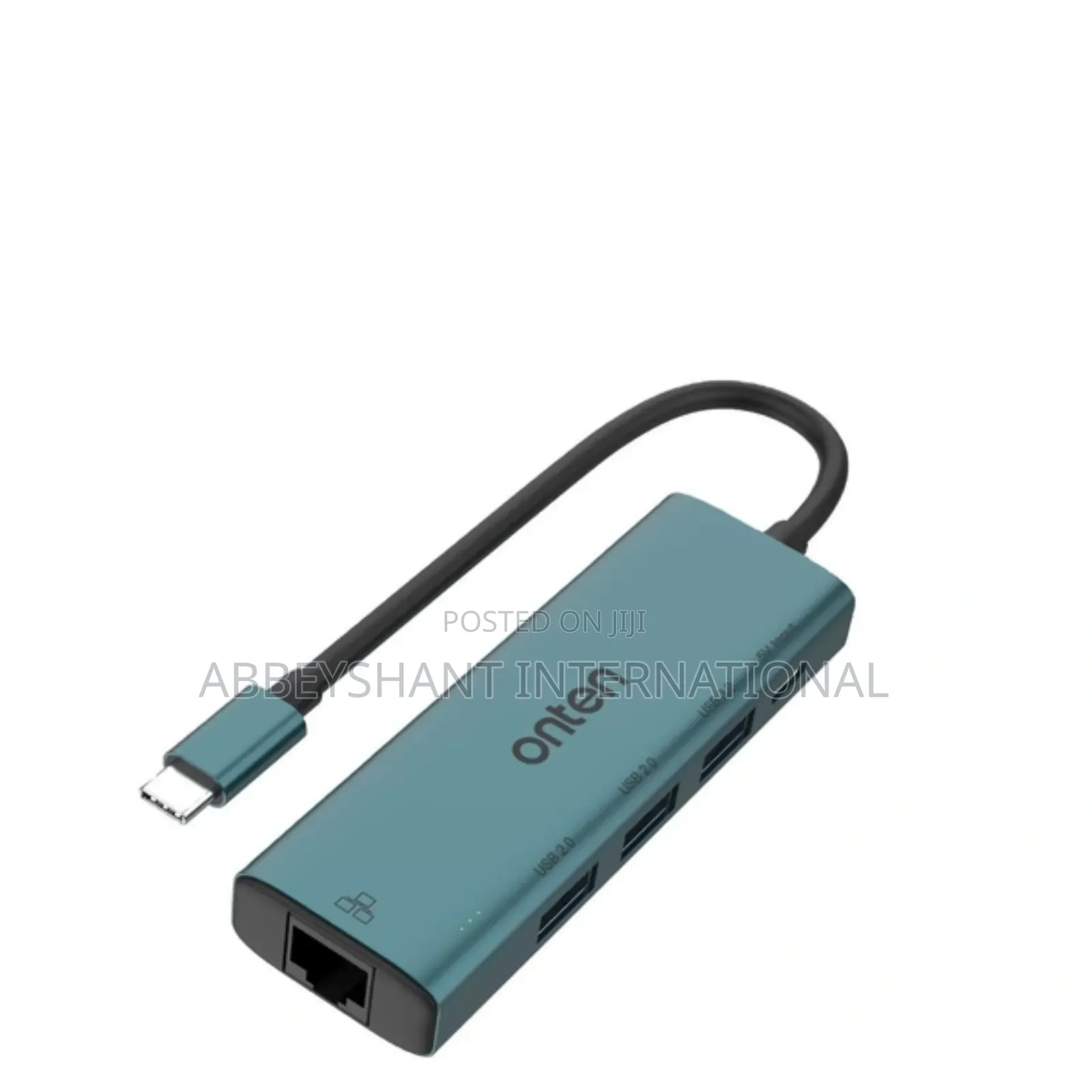 5-in-1 Usb-C to 100m Ethernet Adapter With a 3-Port Hub