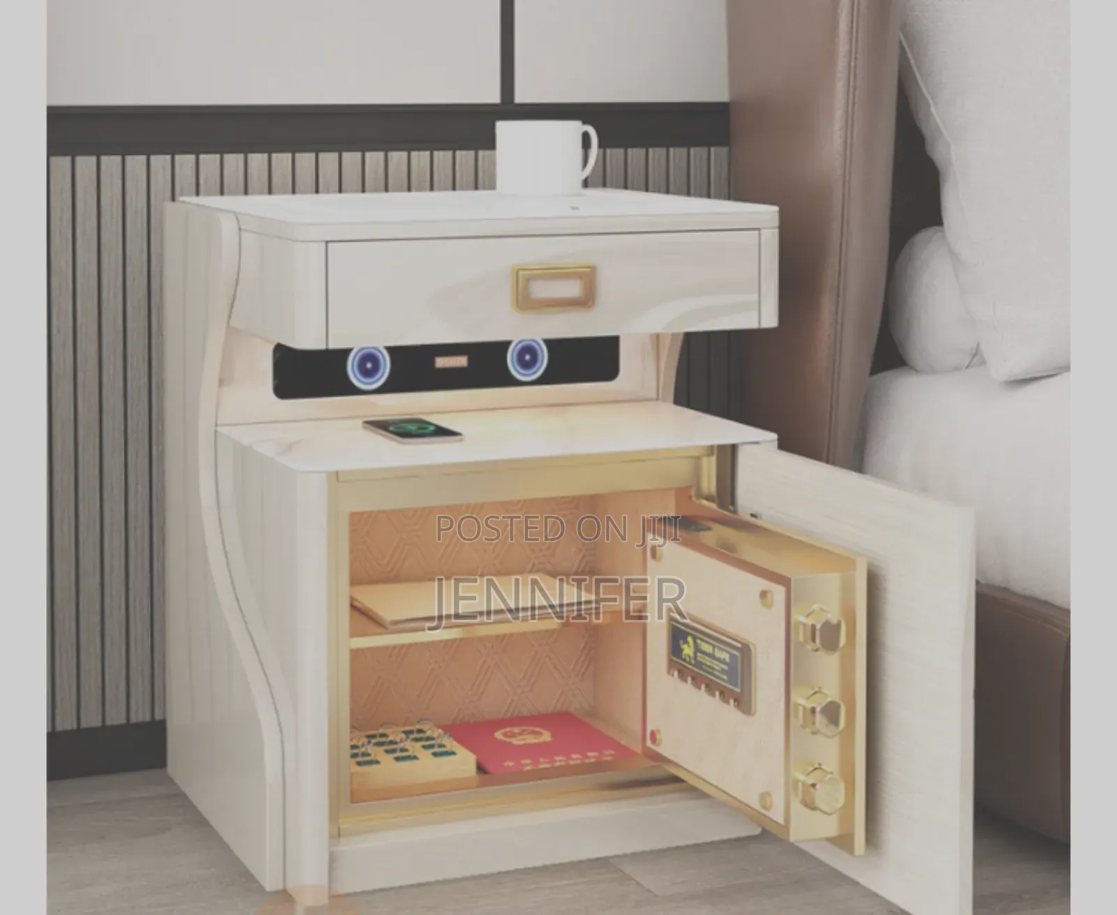 Modern Smart Tablet With Hidden Fireproof Safe