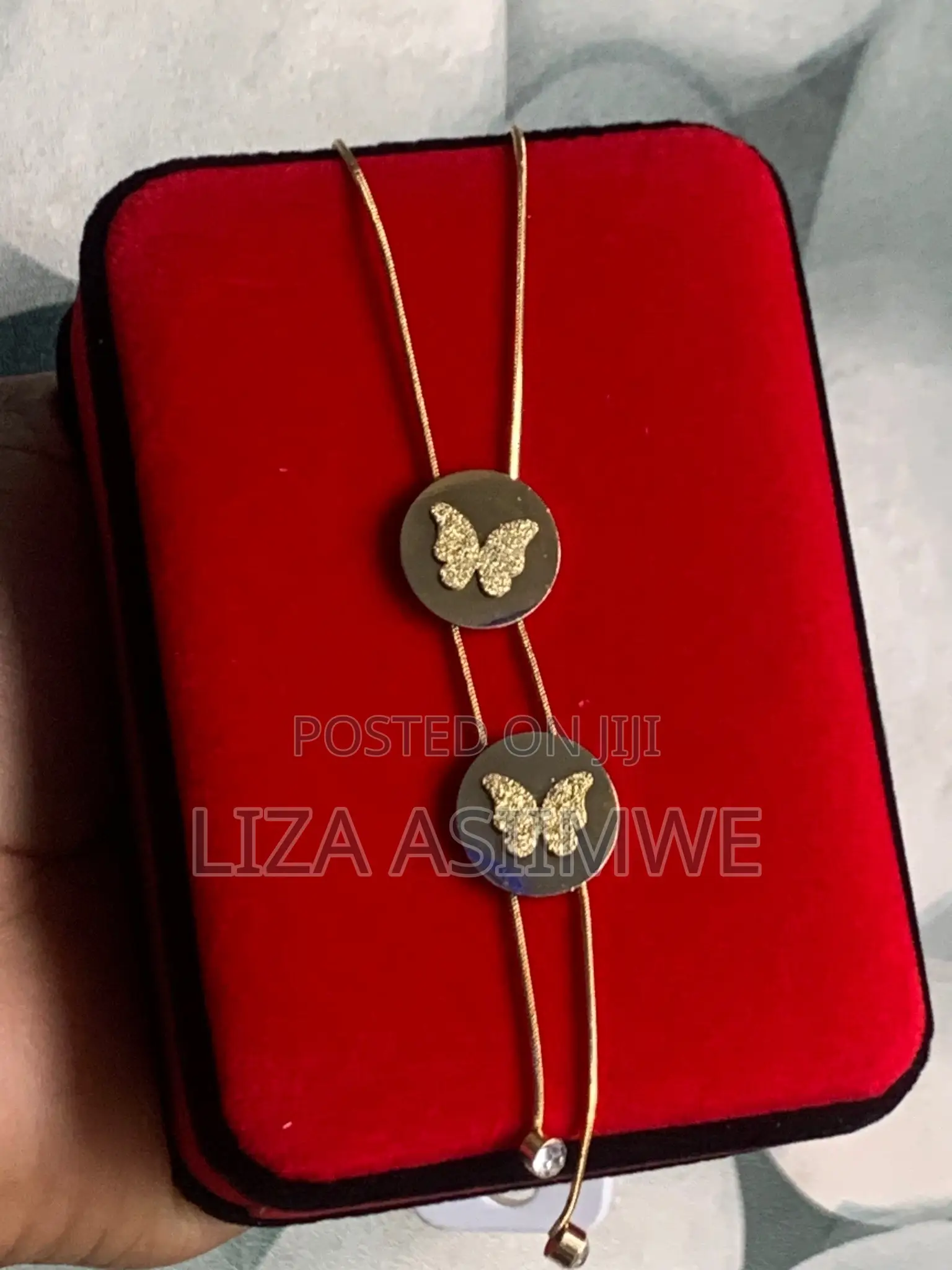 Gold Butterfly Cutout Necklace
