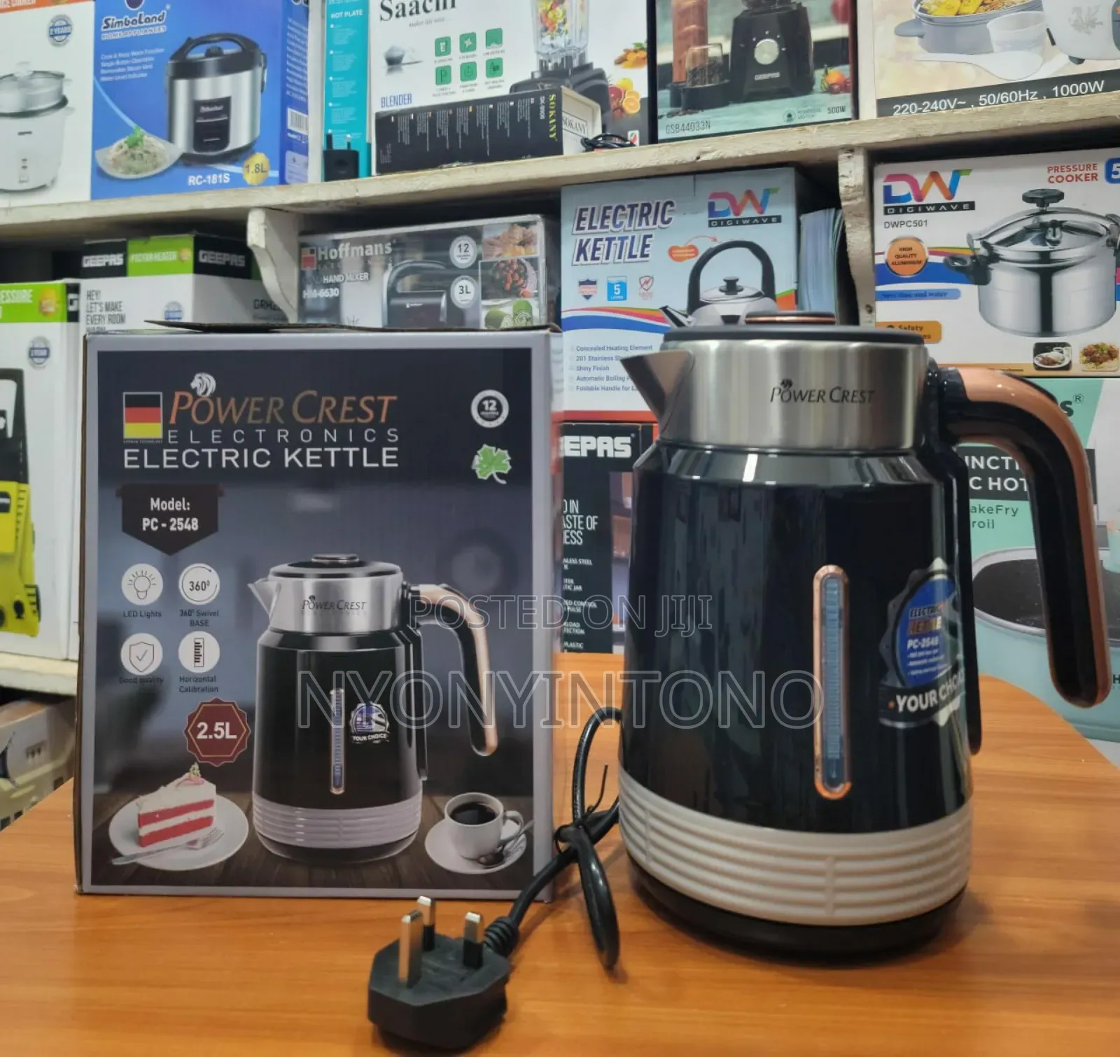 Power Crest 2.5litres Automatic Electric Kettle