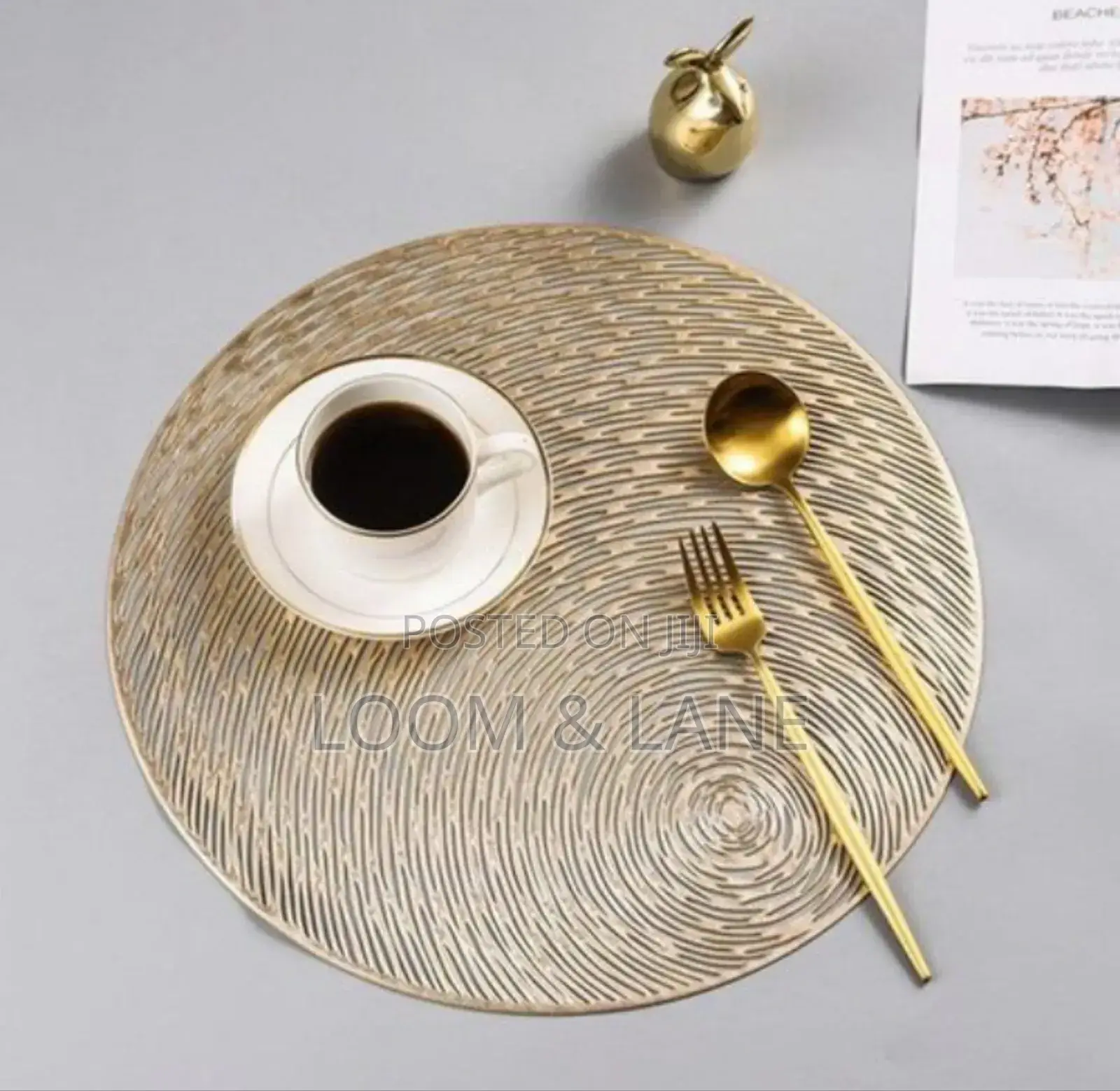 Round Restaurant Placemats ( 6pcs)