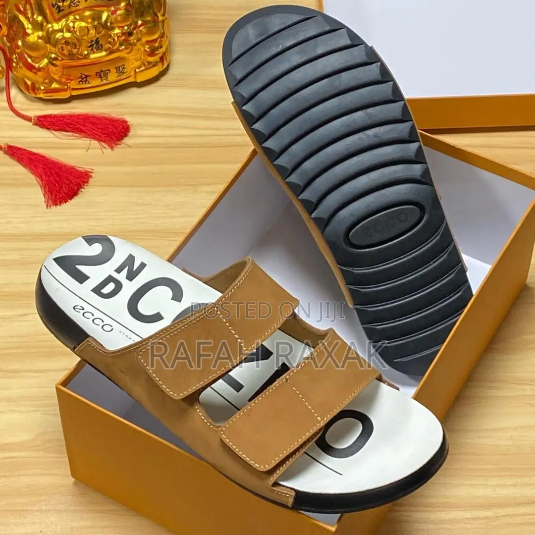 Original Men’S Brown Leather Ecco Sandals