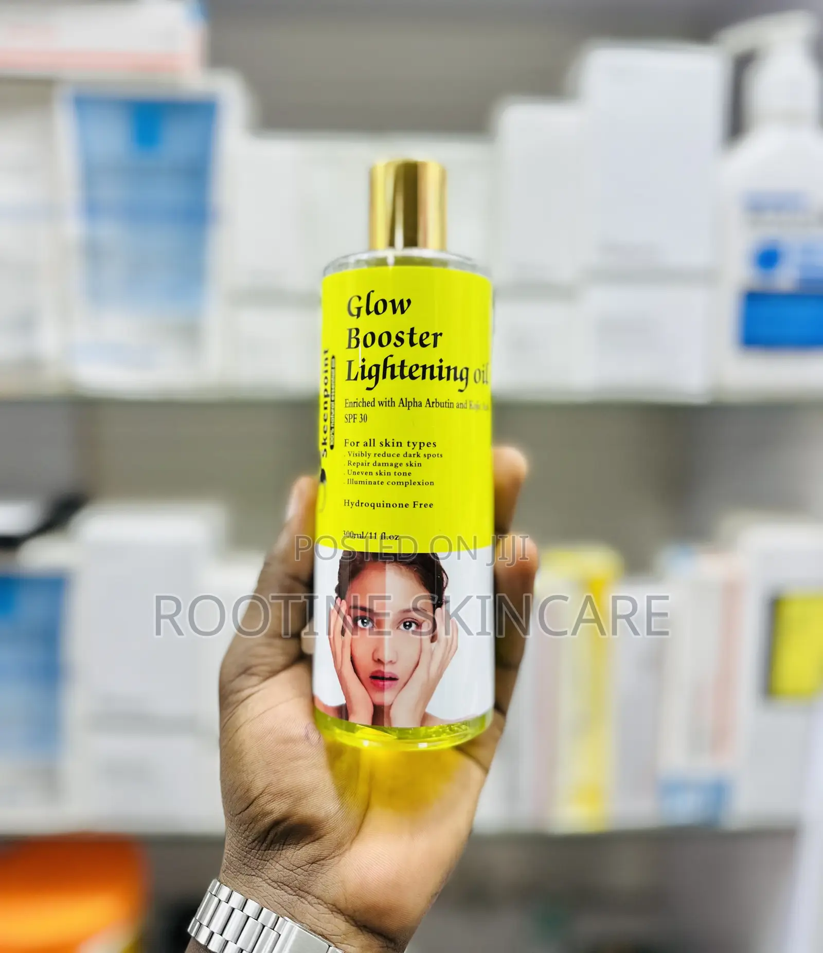 Skeen Point Glow Booster Lightening Toning Body Oil