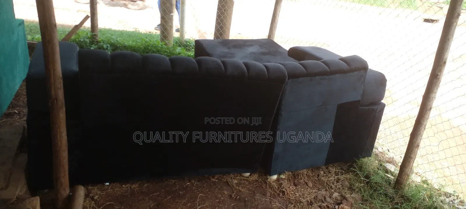 Dark Black Sofa Bed